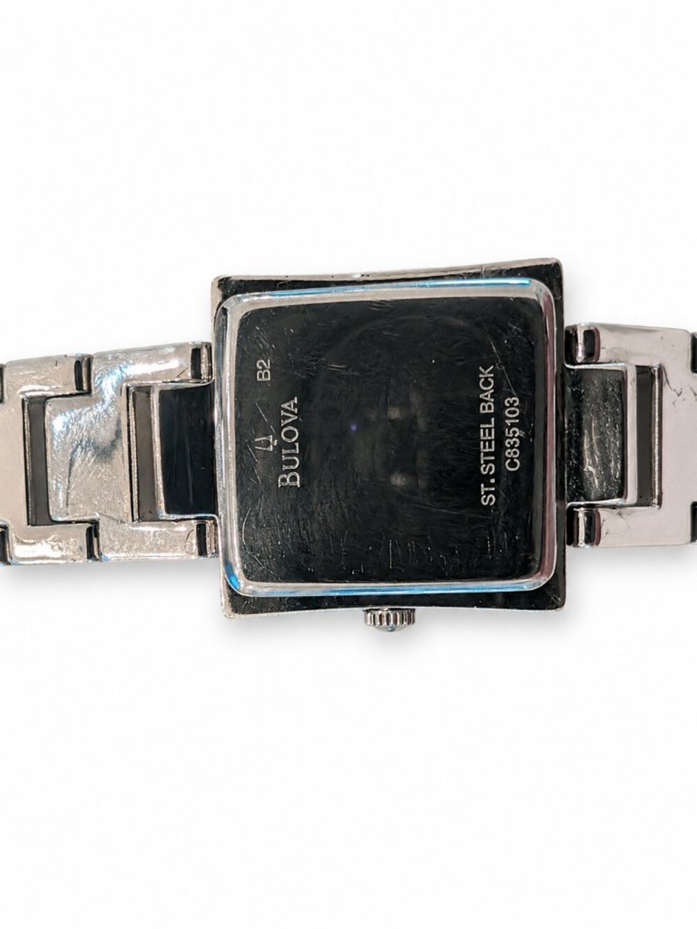 Caravelle by Bulova Silver-Tone Square Women’s Watch – Serviced & Cleaned - Picture 3 of 4